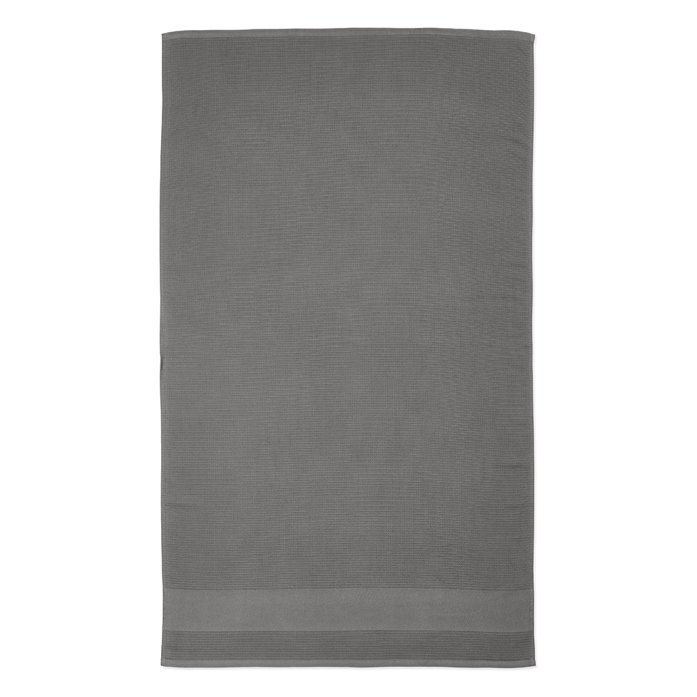 Grand drap de bain personnalisé coton recyclé 500g Botticelli XL Gris foncé